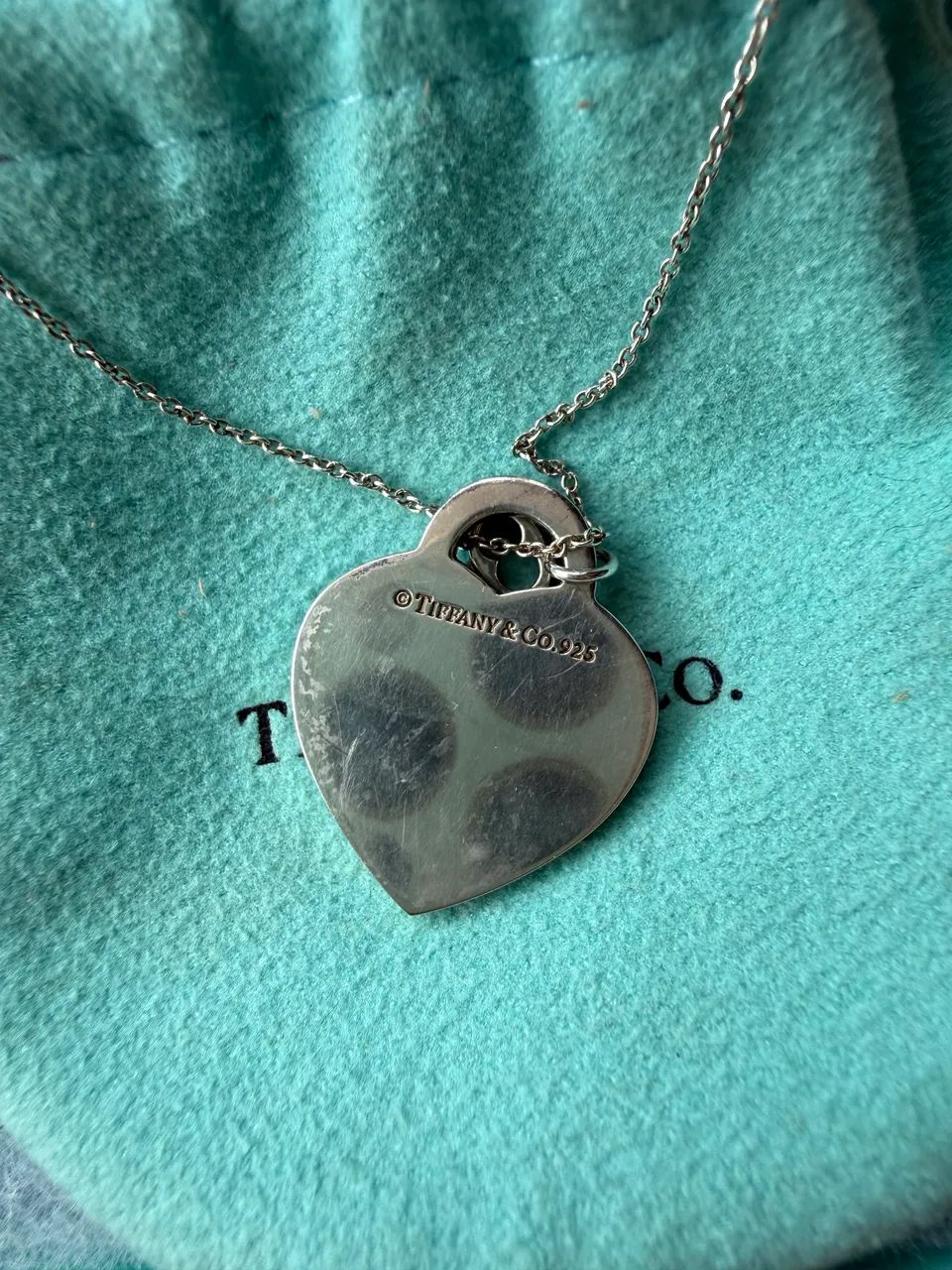 Colar Tiffany & Co. Original em Prata 925 com Coração e Chave - Foto 3