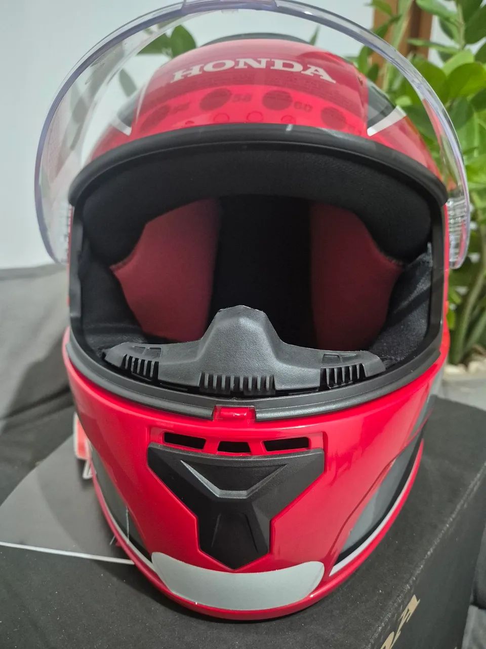 Capacete Honda Original Novo Nº 60 Vermelho - Foto 2