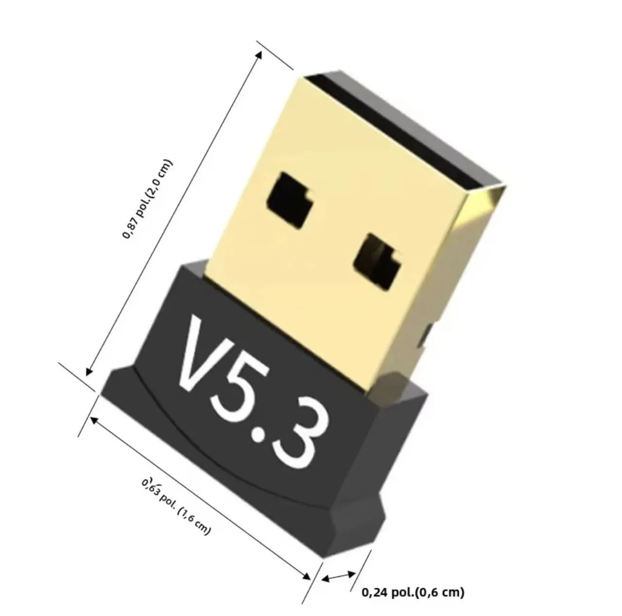 Adaptador Bluetooth 5.3 para computador, desktop  - Foto 2