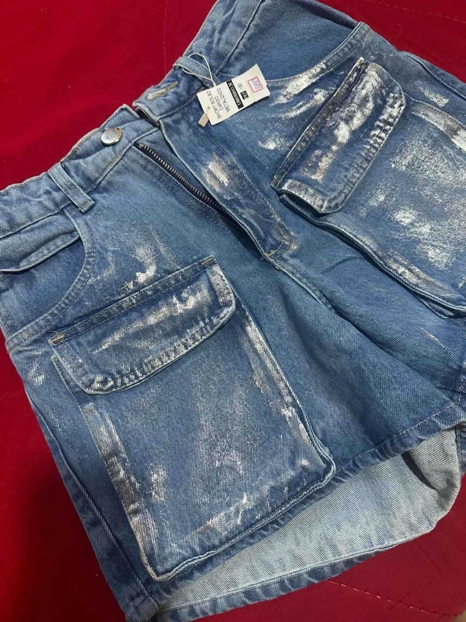 Short jeans feminino 