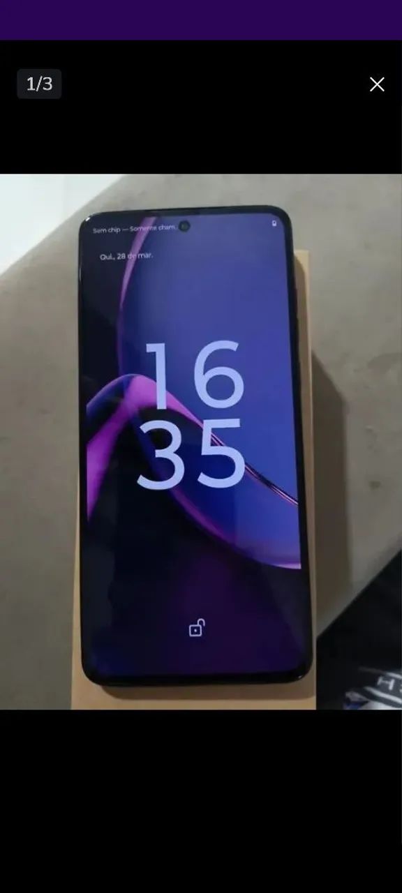 Moto g84 novo preto