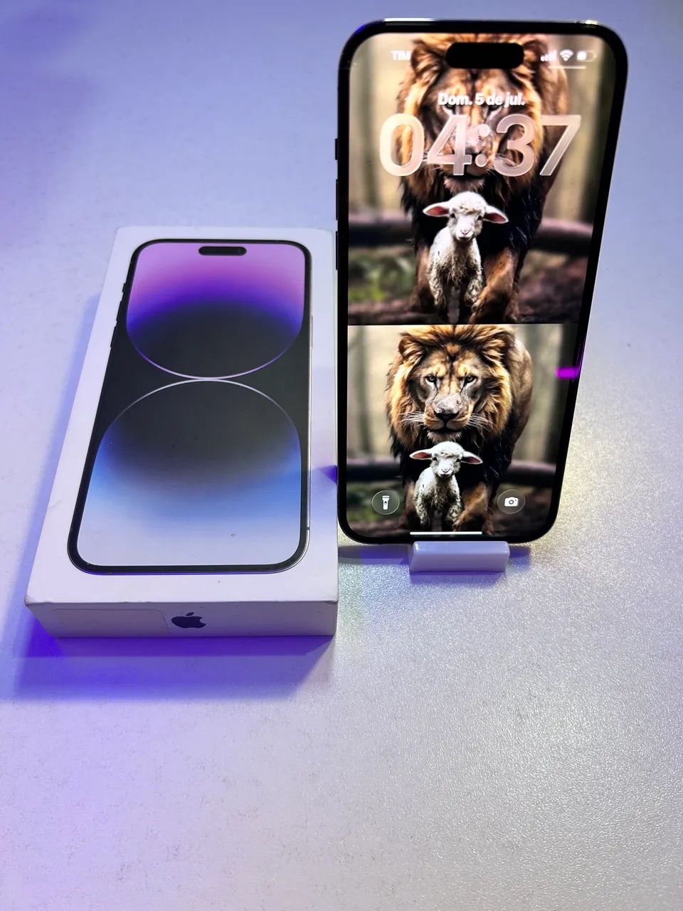 iPhone 14 Pro Max 128 gb ROXO impecável  - Foto 4