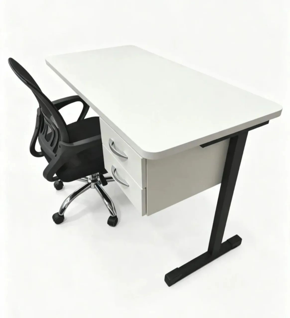 Mesa de escritório com 2 gavetas  - Foto 4
