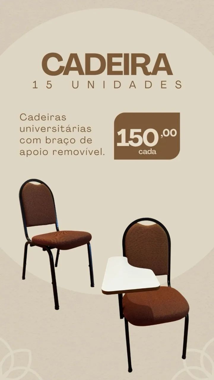 Cadeiras universitárias 