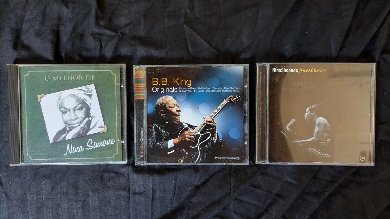CDs Blues BB King e Nina Simone 