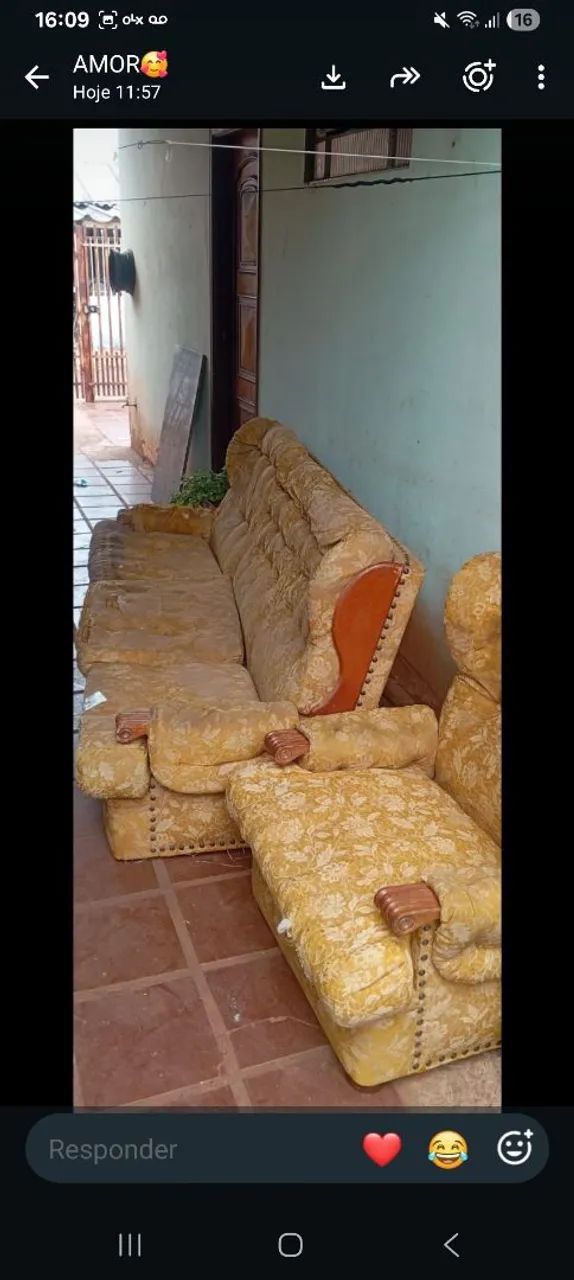 Sofa antigo p colecionador - Foto 2