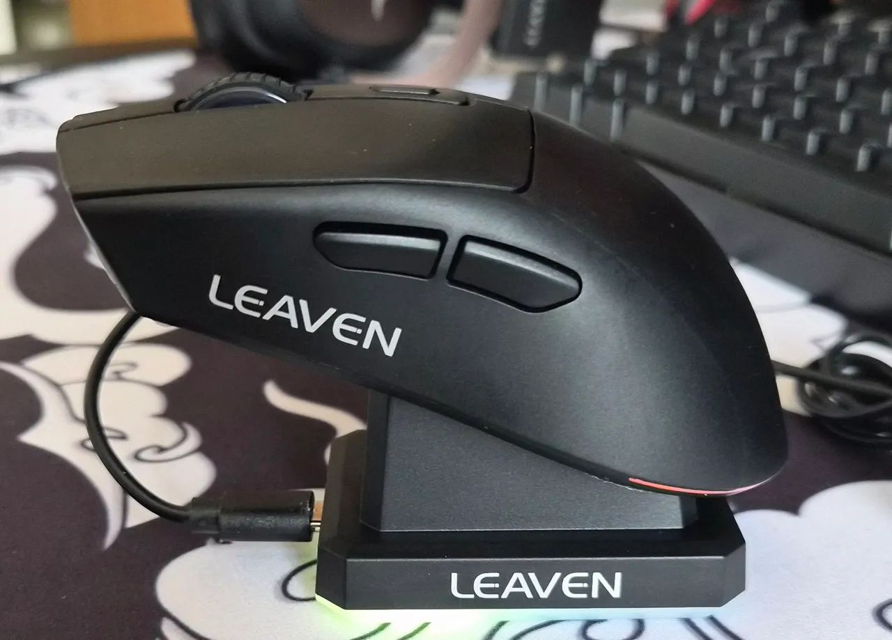 Mouse gamer sem fio com dock de carregamento  - Foto 3