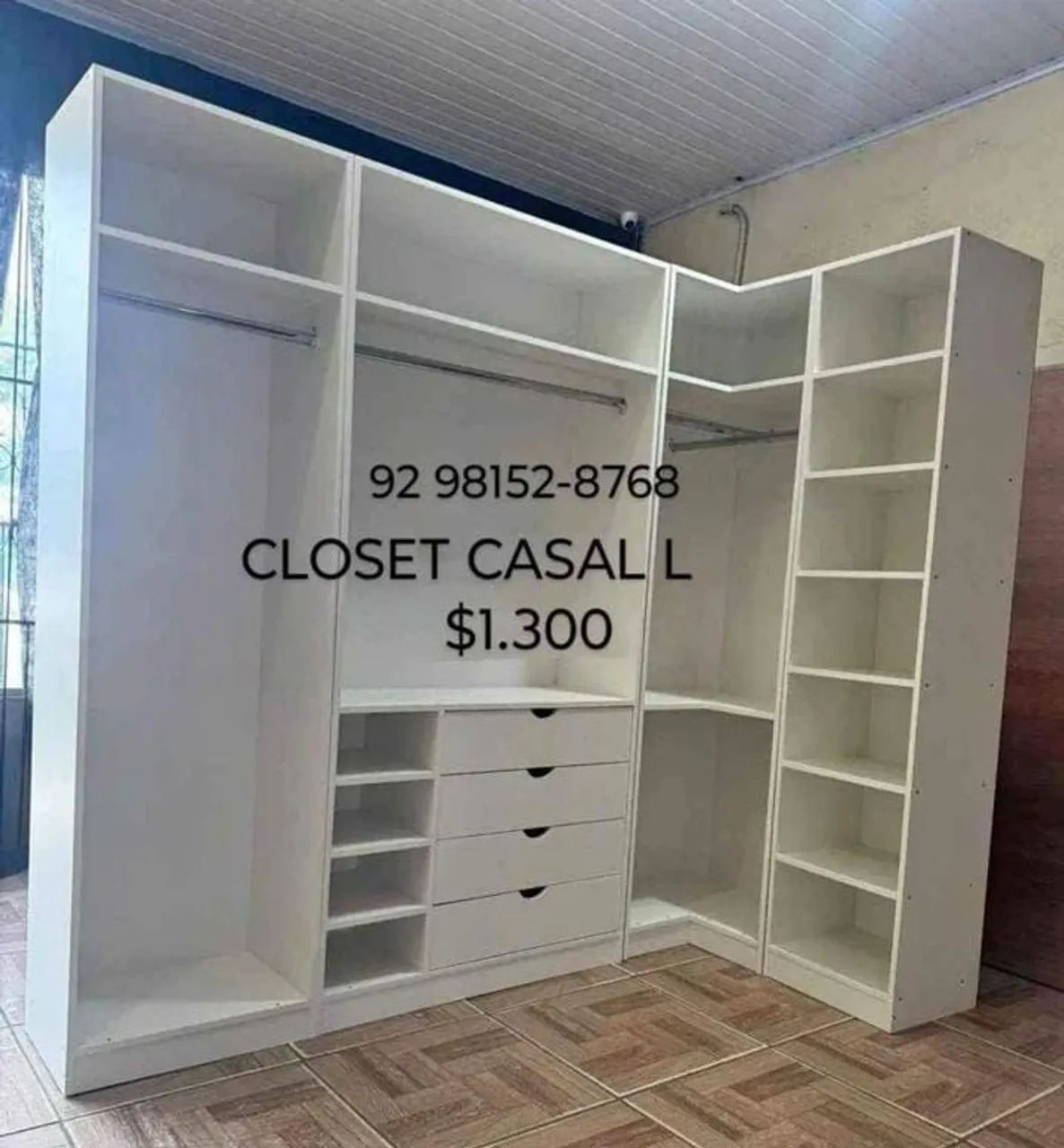Closet a pronta entrega só para entregar 