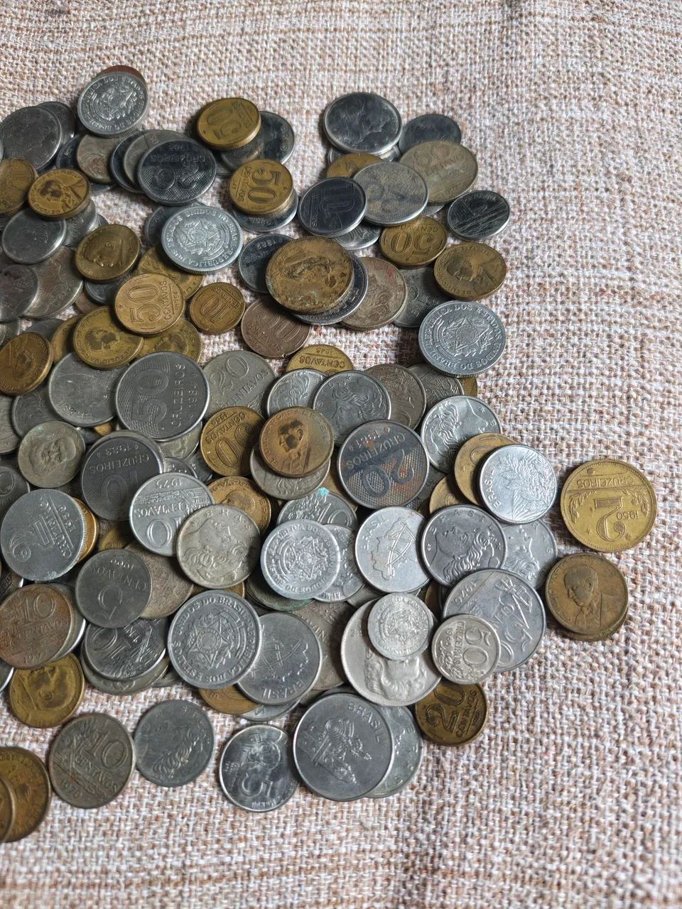 Lote Moedas Antigas BR - Foto 2