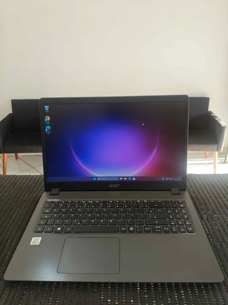 Notebook Acer Aspire Intel core i3 10° geração, SSD 240GB, 8Gb ram DDR4, Win11 - Excelente - Foto 3