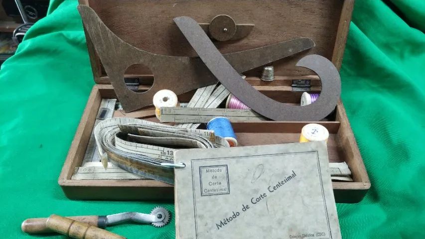 Maletinha de corte de costura da vovó  - Foto 5