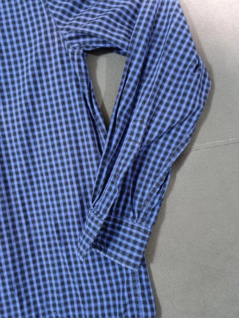 Camisa com linda padronagem, 100% algodão da camisaria Vila Jeans - Foto 3