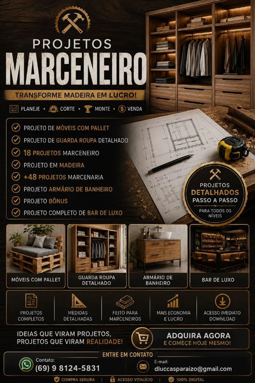 Projetos marceneiro