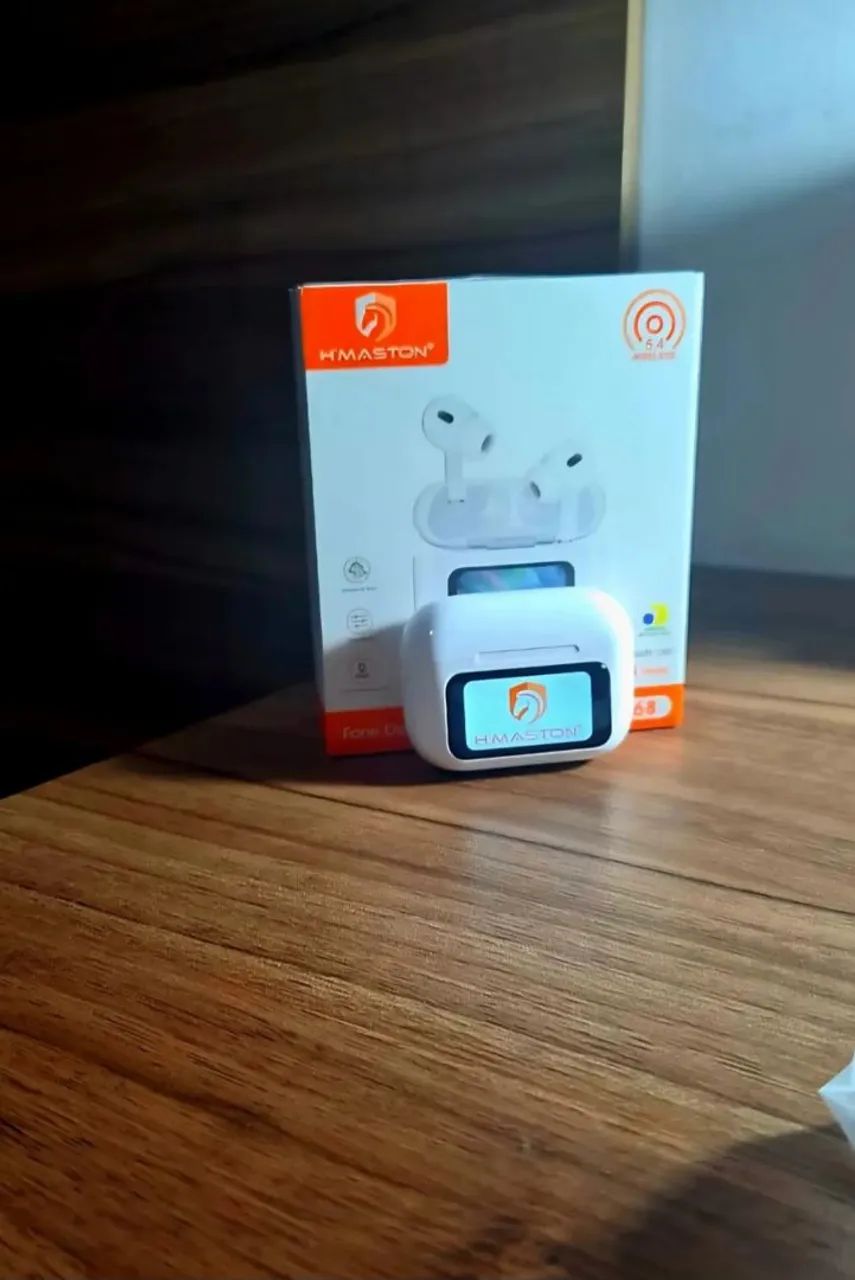 Fone de ouvido h'maston com tela lcd - Foto 2