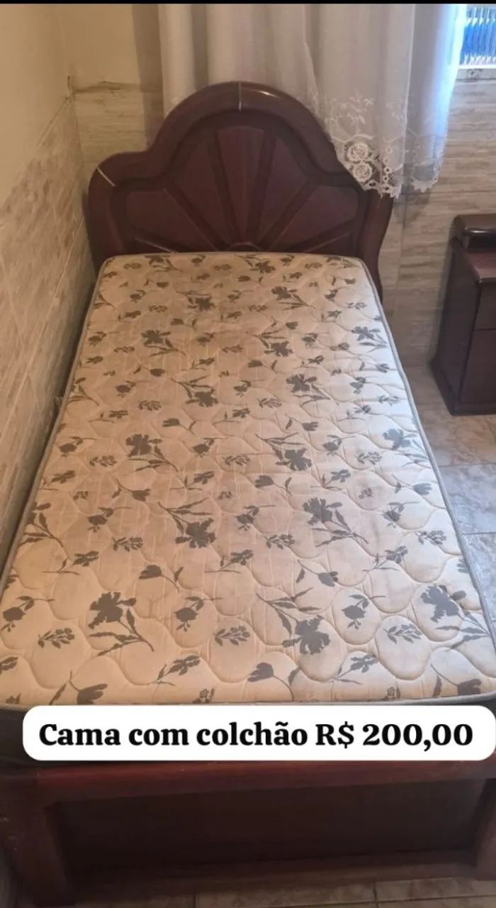 Cama com colchão 