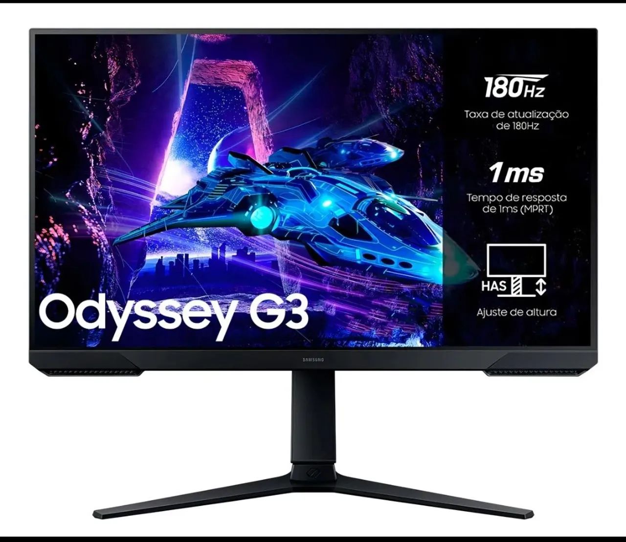 Monitor gamer Samsung 27 polegadas 180hz troco em placa de video