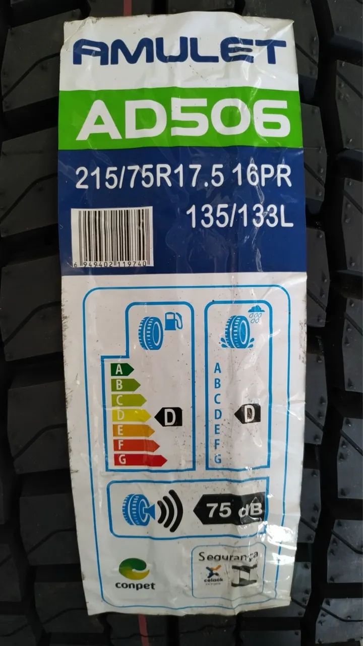 PNEUS AMULET BORRACHUDO 215/75R17.5