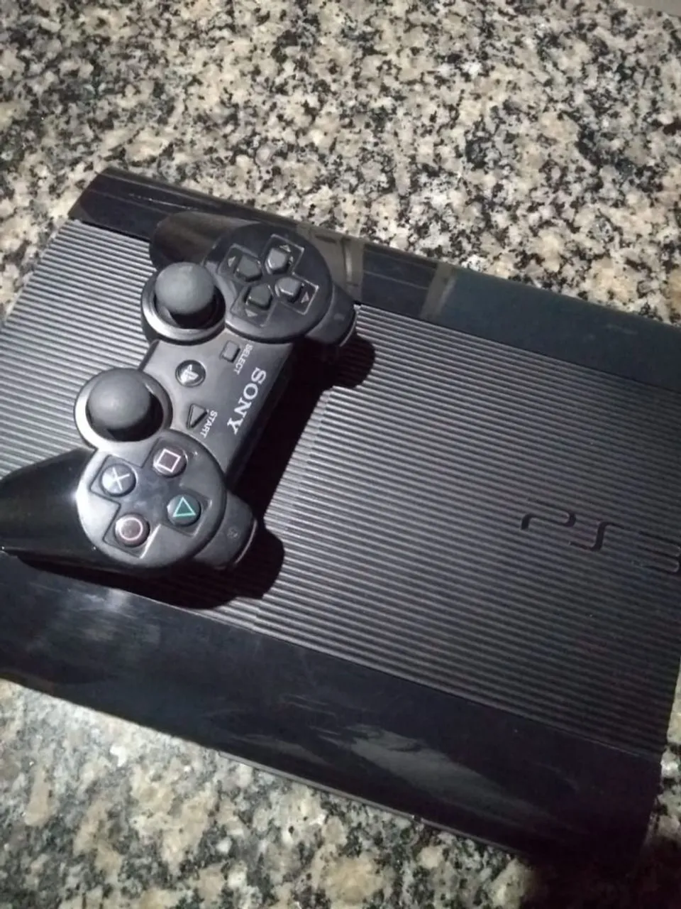 Ps3 120gb Desbloqueado Original Slim Preto - Consoles de Vídeo
