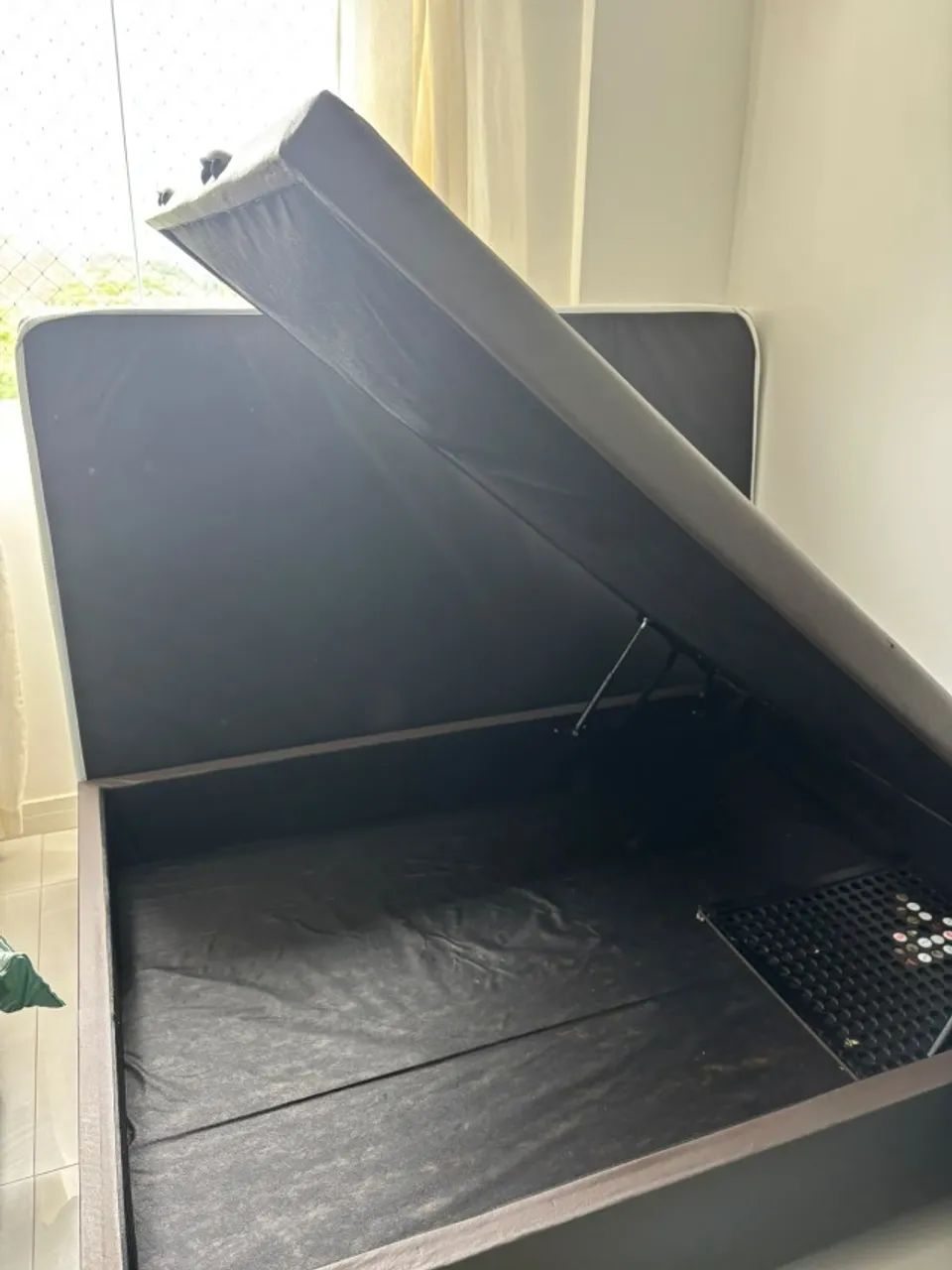 Cama Box Baú Casal + Colchão de Molas - Foto 4