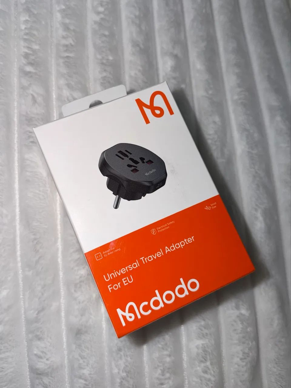 Adaptador Universal a prova de fogo - Mcdodo CP-4550 Travel Eu Plug - Preto - Foto 4