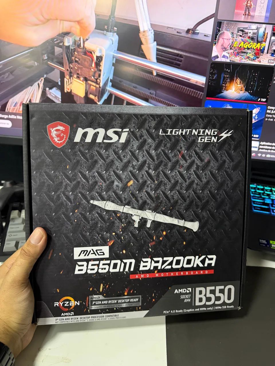 Placa mãe b550m bazooka AM4  - Foto 2