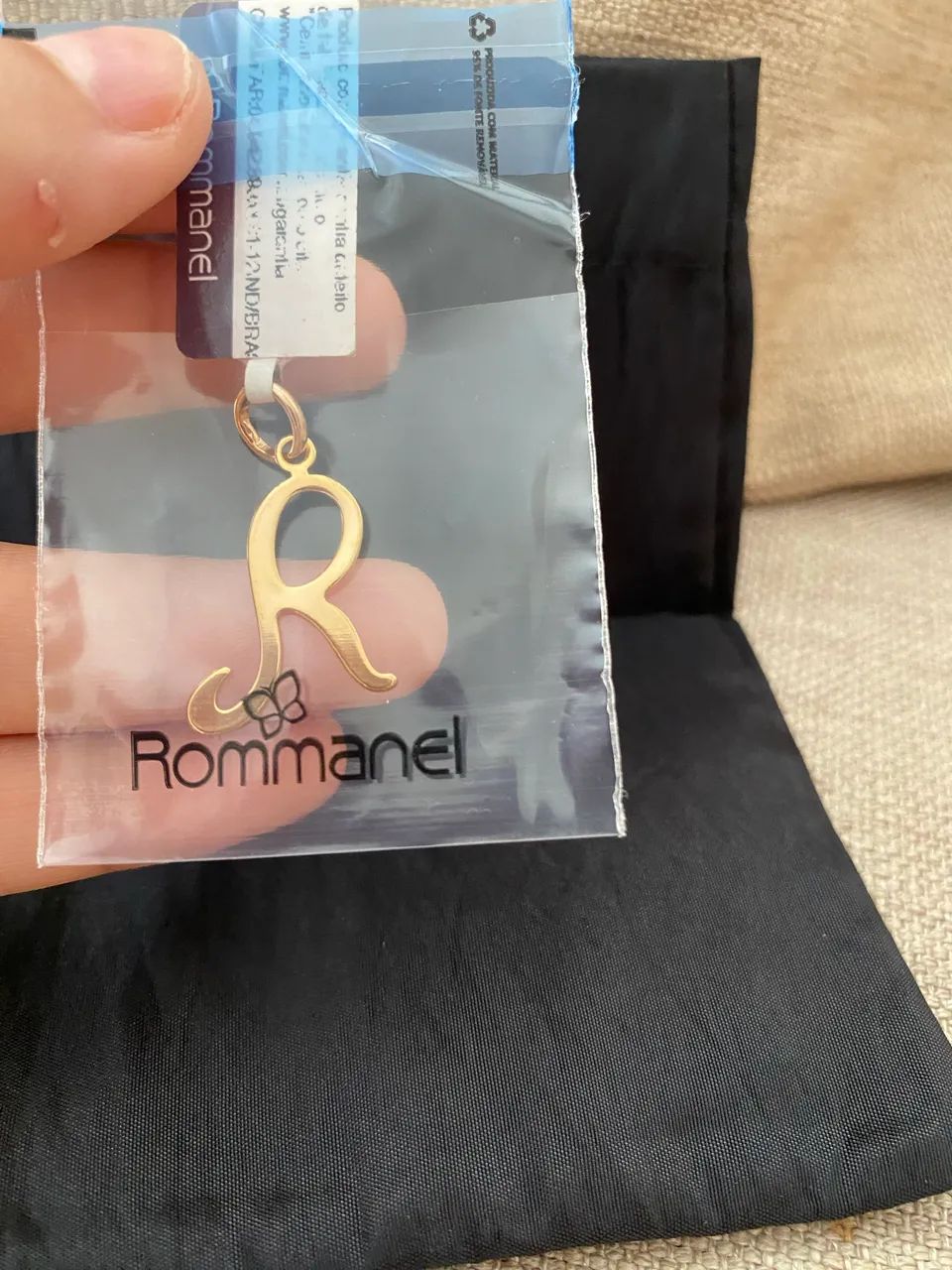 Pingente Rommanel ?Letra R? - Foto 3