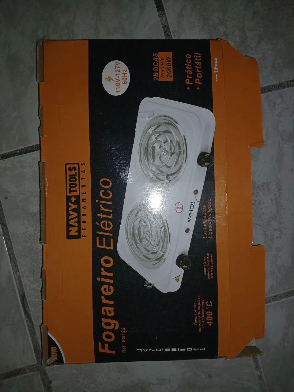Fogão elétrico 2 bocas