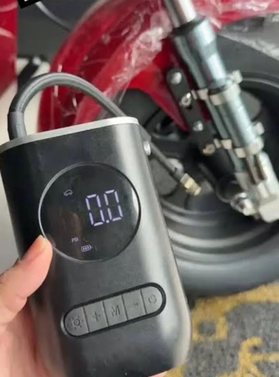 Mini compressor digital sem fio 