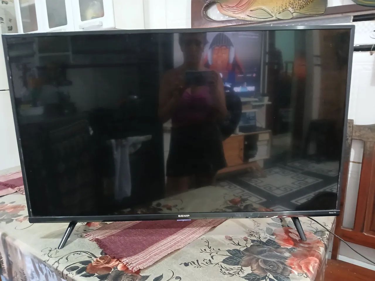 Tv smart 43 polegadas com defeito  - Foto 2