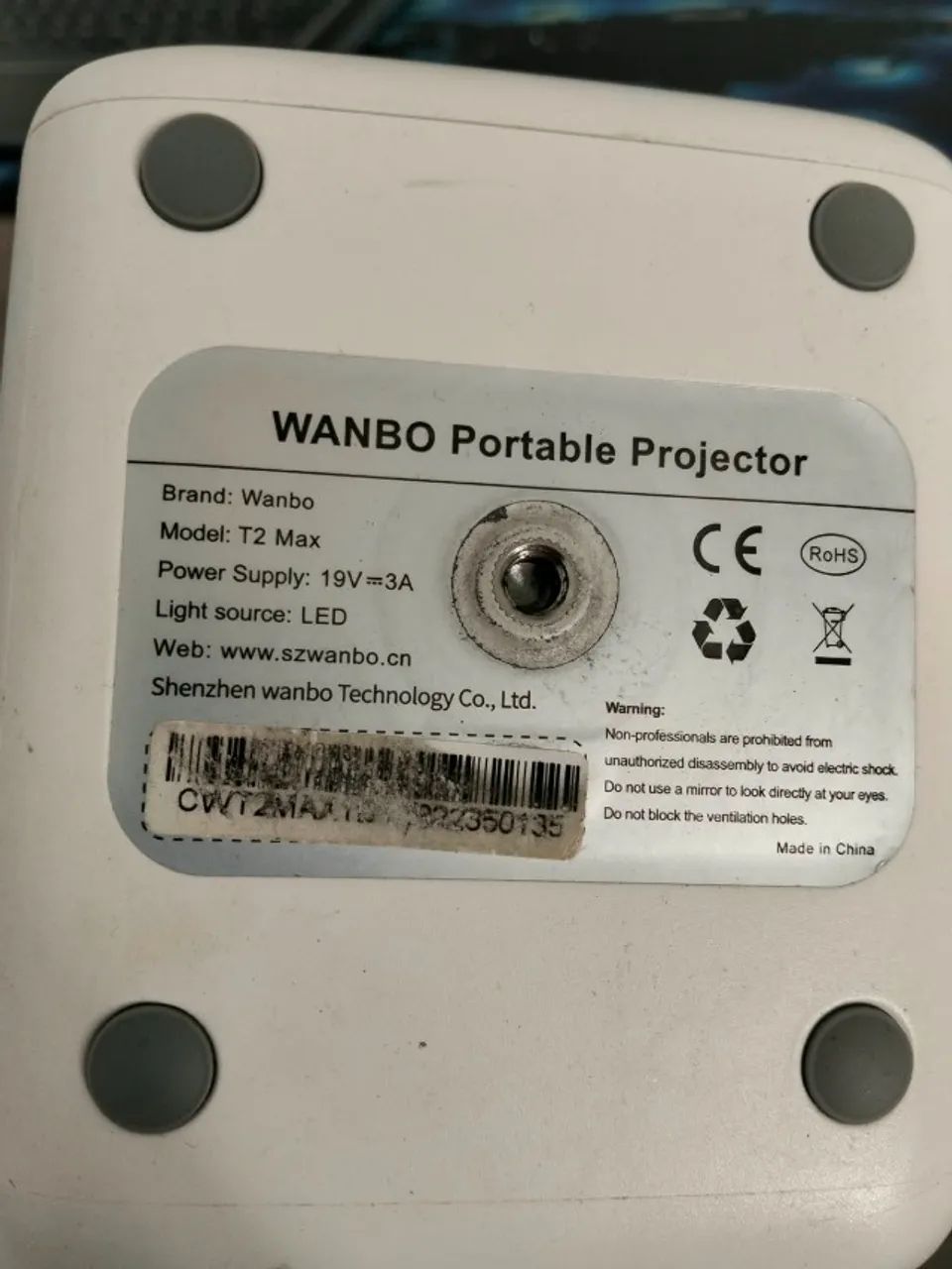 Projetor Xiaomi Wanbo T2 Max Full HD - Foto 4