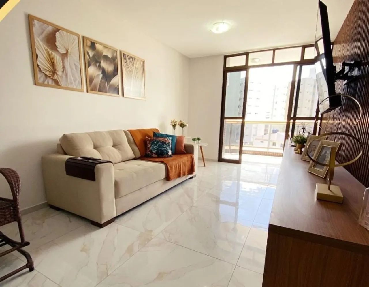 Apartamento de 120m² no Bessa, 4 quartos com suíte, sala em L, condomínio com elevador e p - Foto 5
