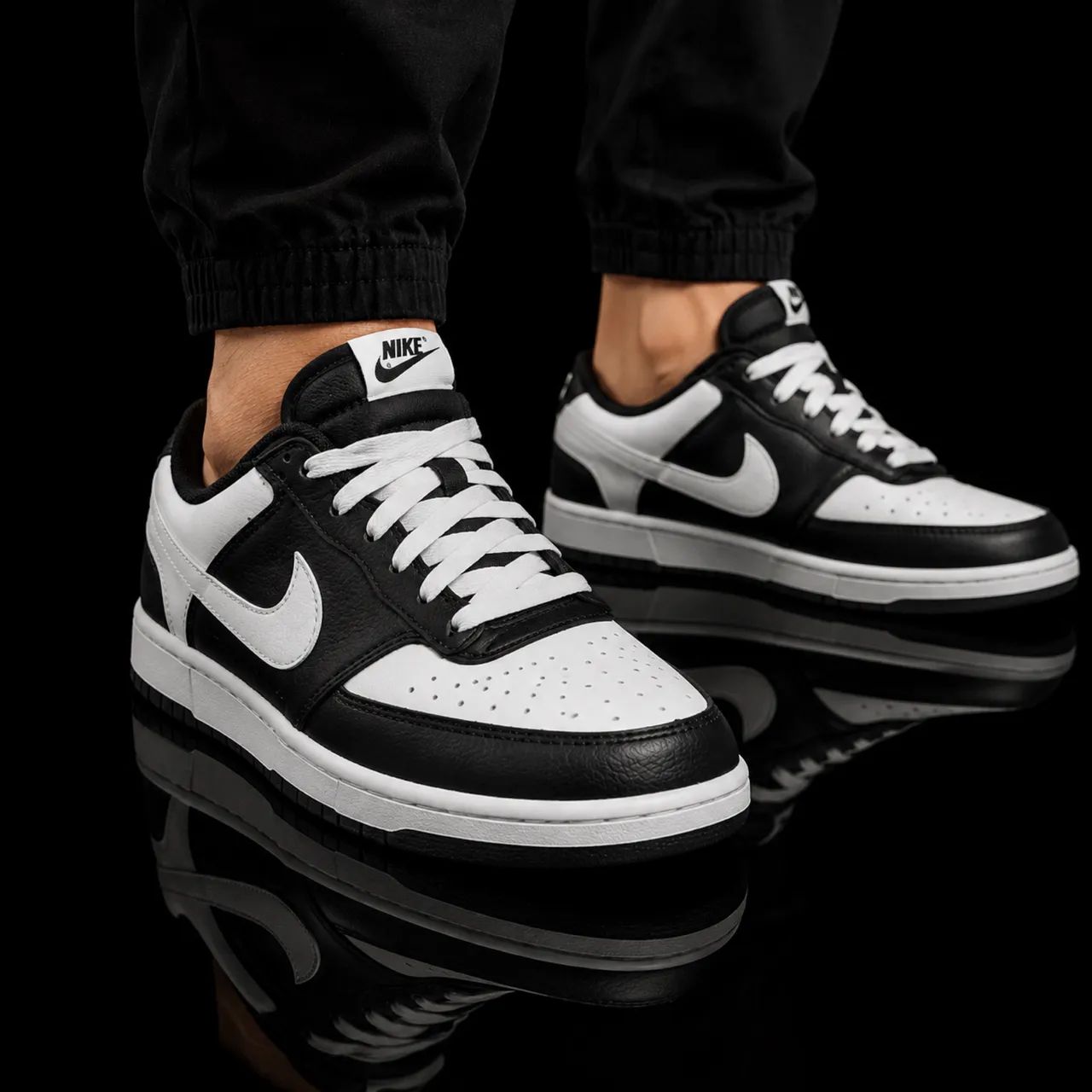 Tênis Nike Court Vision - Preto e Branco