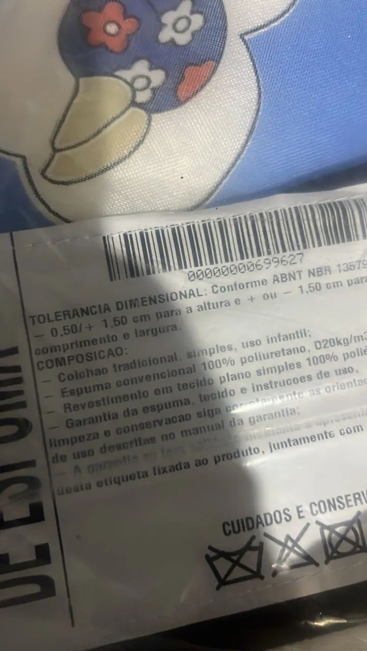 Colchão para berço