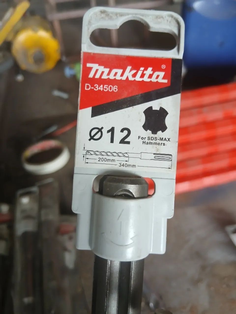Broca Concreto Sds-max 12mm X 200mm X 340mm D-34506 Makita - Foto 3