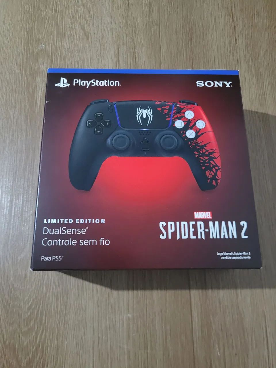 dualsense ps5 spider man lacrado