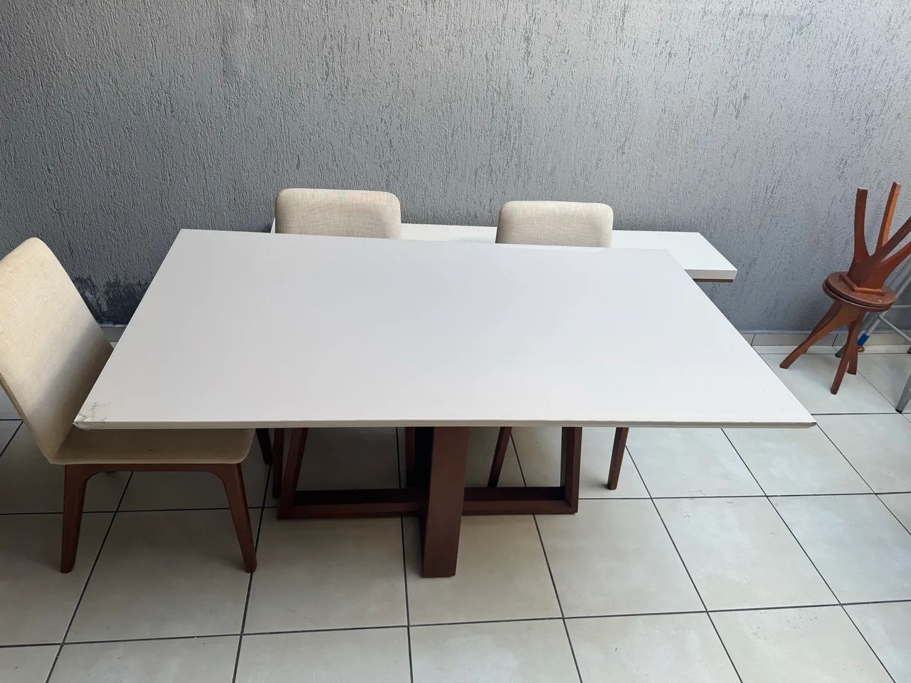 Mesa retangular 6 cadeiras