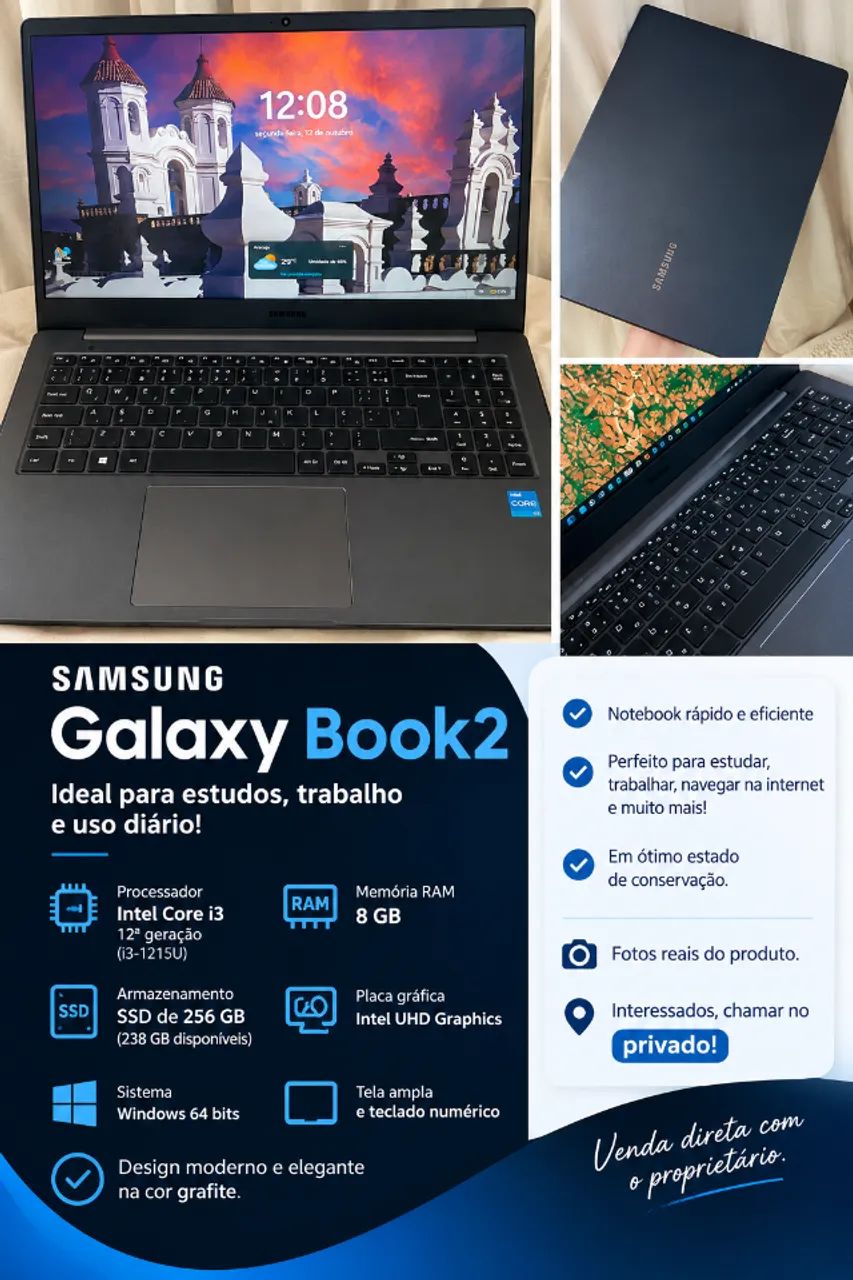 NOTEBOOK SAMSUNG GALAXY BOOK2