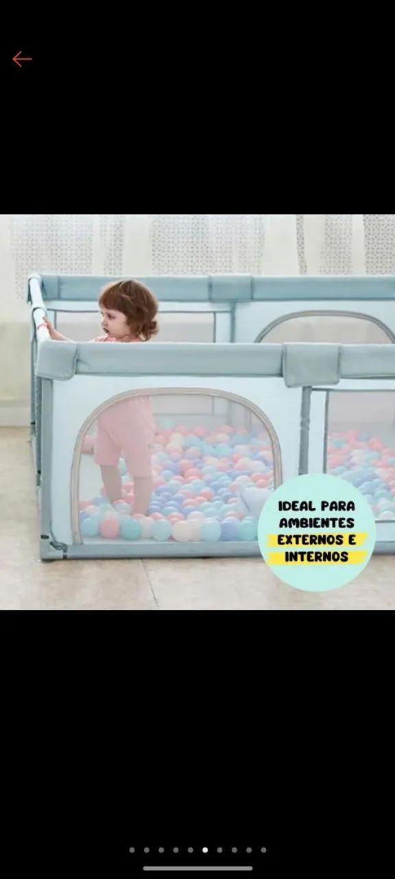 Cercado Para Bebê Aiebao 127 x 127 x 65 - Foto 4