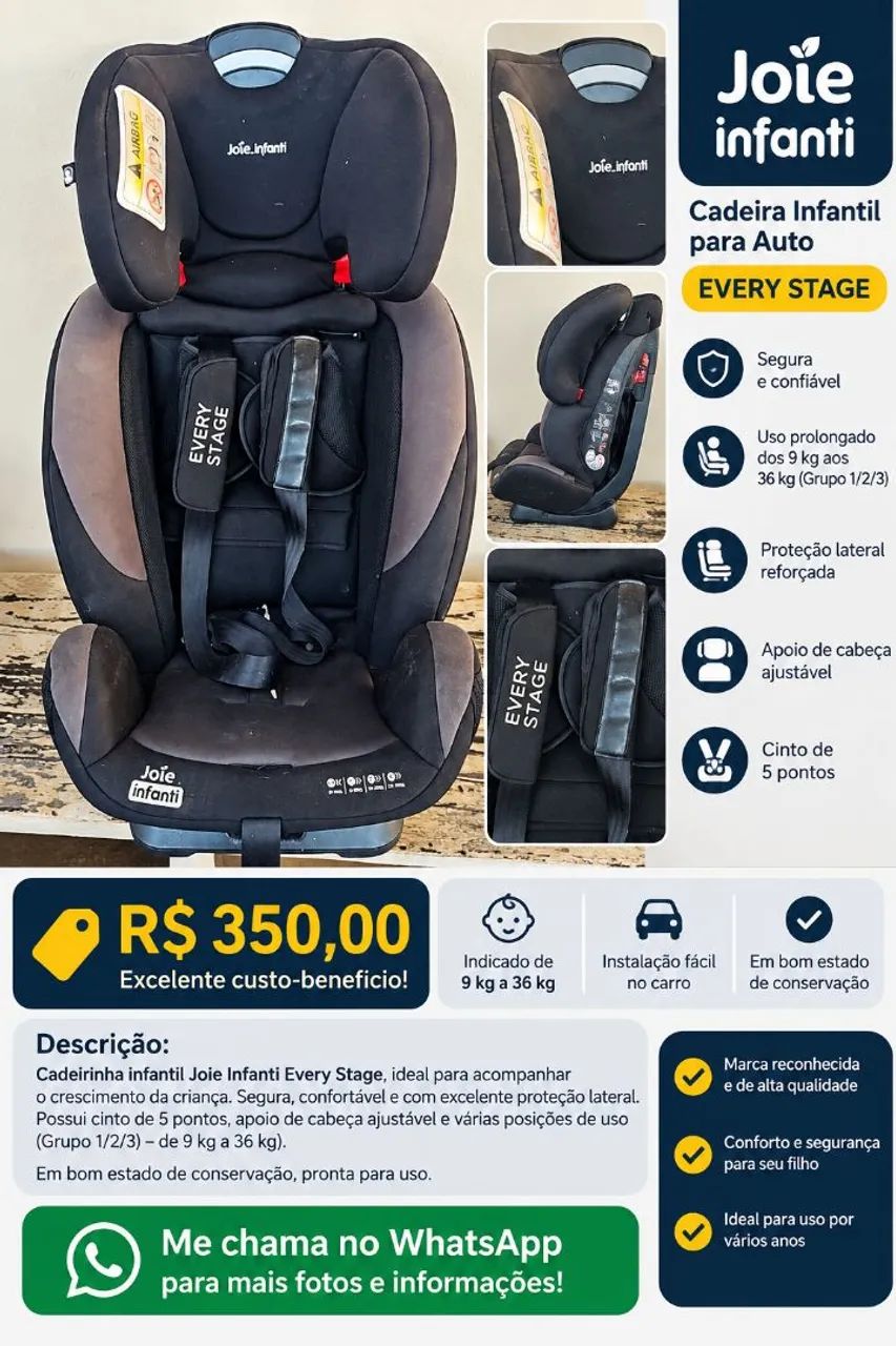 Cadeirinha infantil 