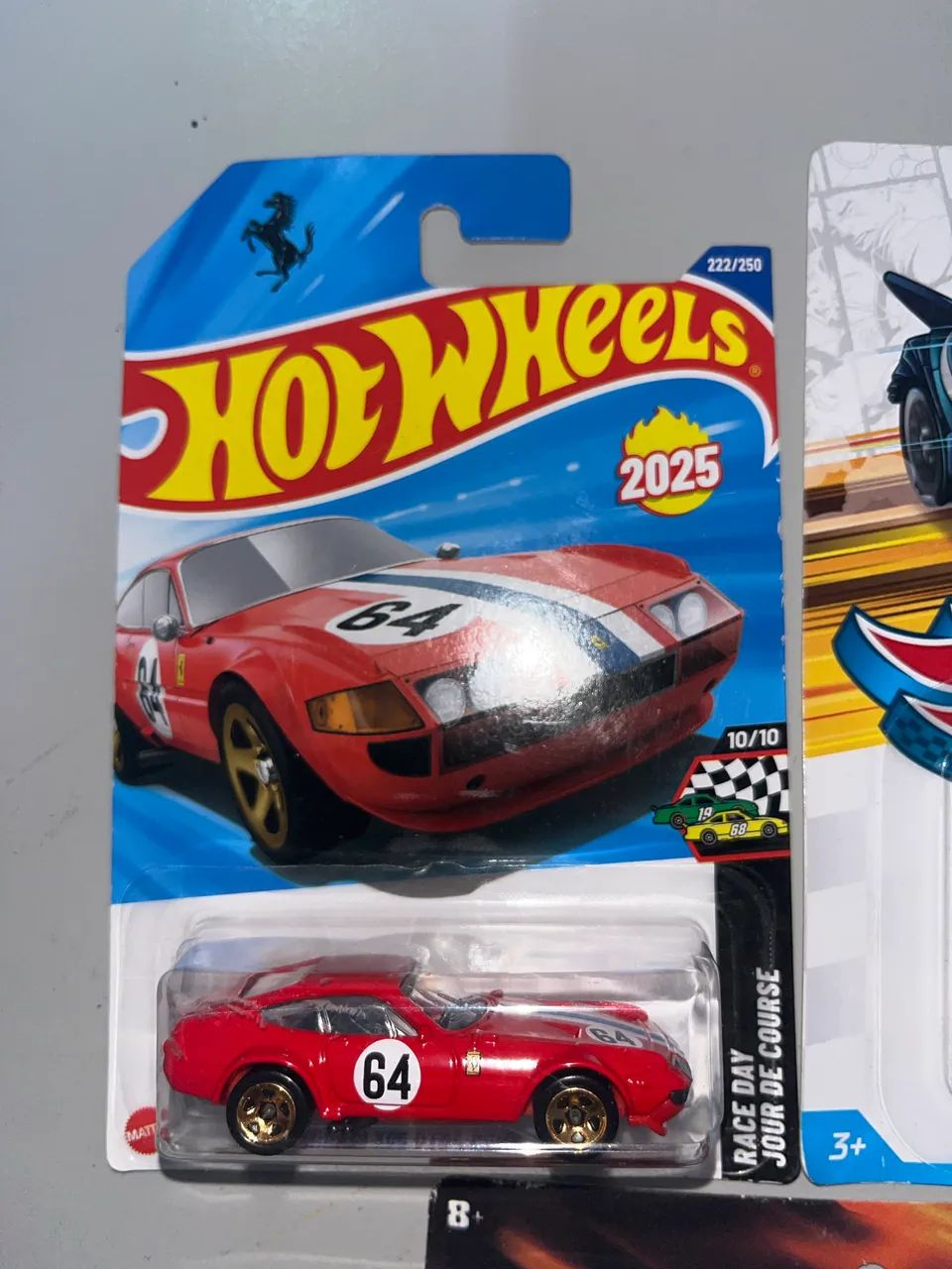Trio Hotwheels Ferrari Marvrl E Dirigivel 2001 Raro - Foto 2