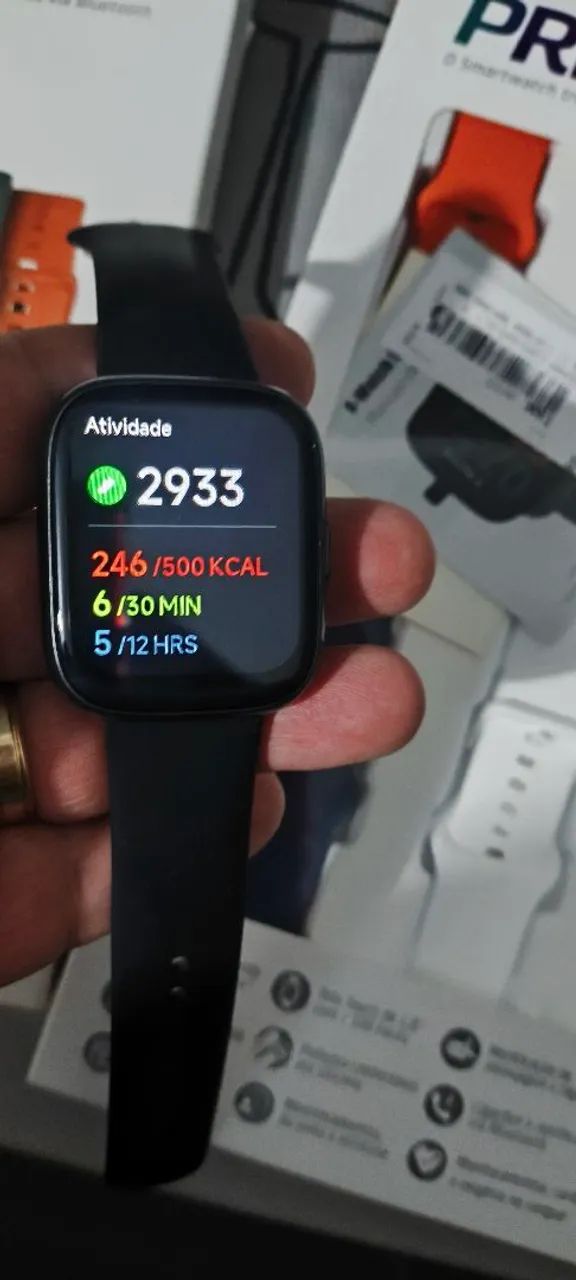 Smartwatch completo na caixa - Foto 3