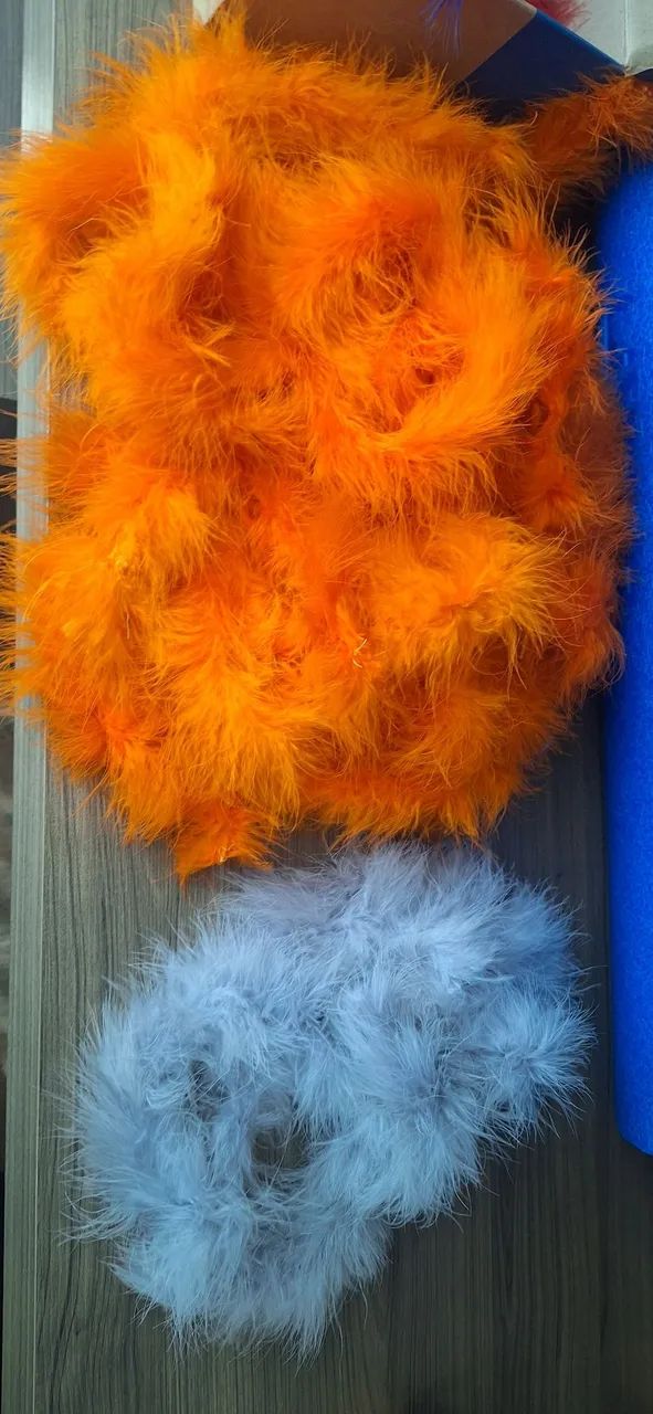 13 echarpe de plumas (marabu) várias cores - Foto 2