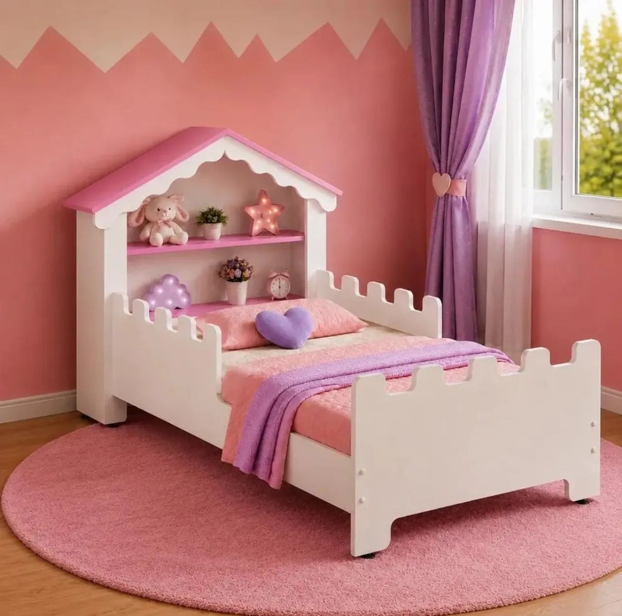 Cama infantil, casa magia. 