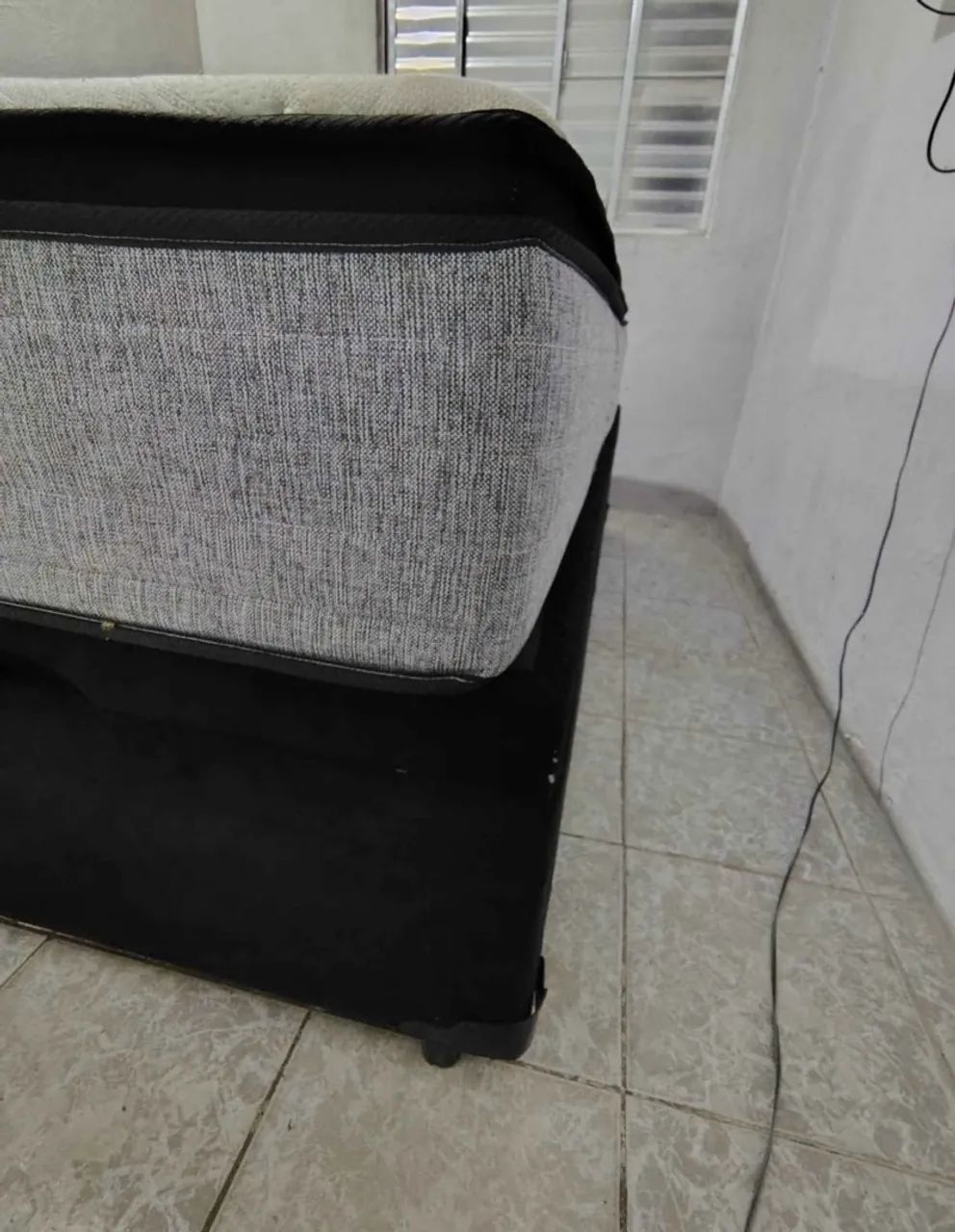 Cama Box Casal Com Baú + Colchão Molas Ensacadas Supercoil - Foto 2