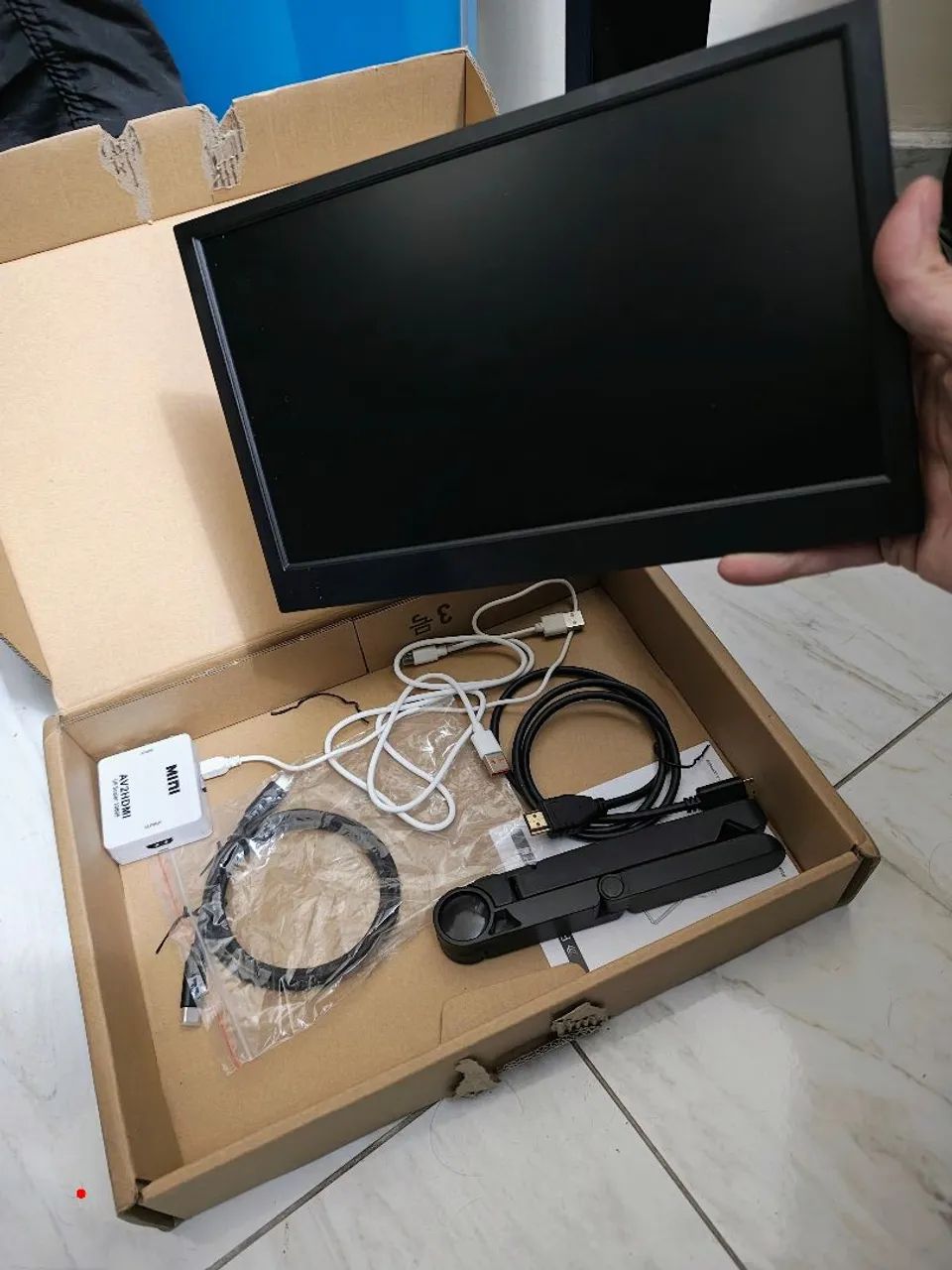 Monitor portátil 12pol HDMI 