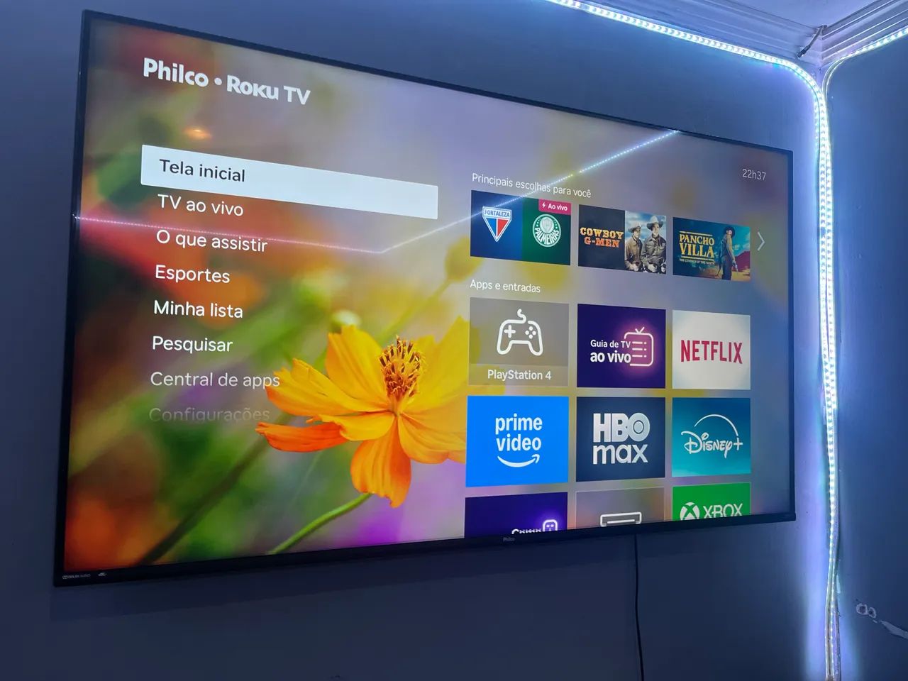 Smart Tv 4k 58Polegadas Philco - Roku - Foto 2
