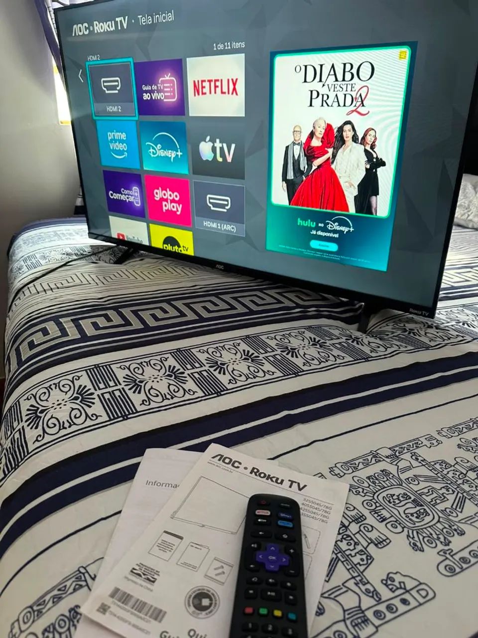 Tv SMART 43 semi nova 999,99 - Foto 4