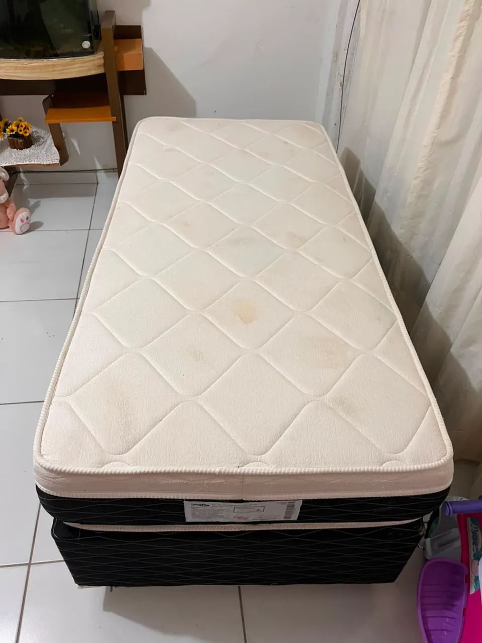Vendo cama de solteiro Ortobom  - Foto 2