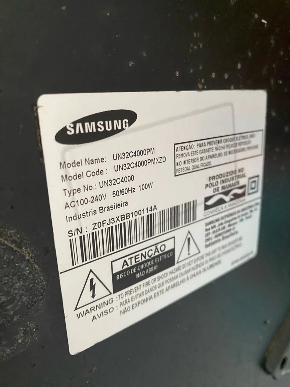 Tv Samsung LCD 32? (Com defeito)  - Foto 3