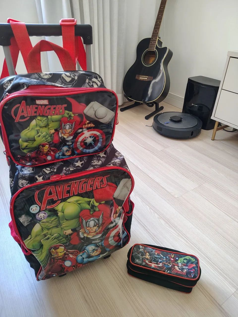 Kit mochila Vingadores Marvel 